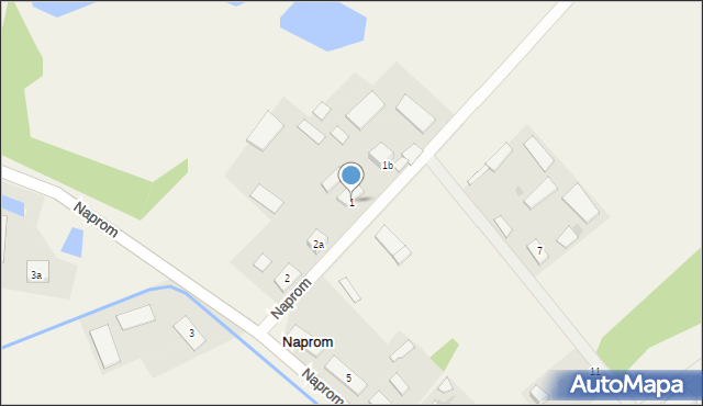 Naprom, Naprom, 1, mapa Naprom