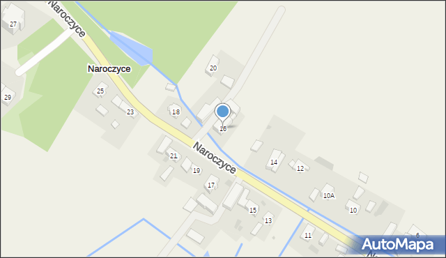 Naroczyce, Naroczyce, 16, mapa Naroczyce