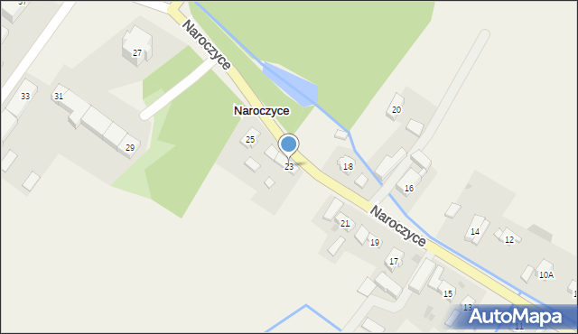 Naroczyce, Naroczyce, 23, mapa Naroczyce