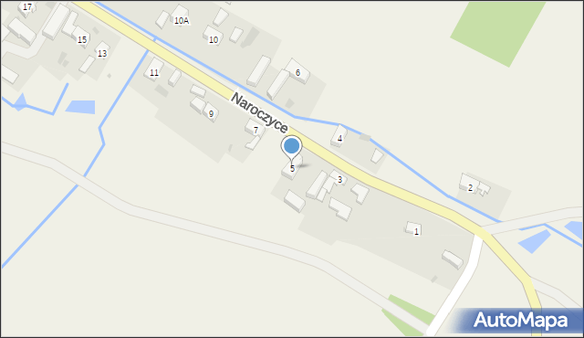 Naroczyce, Naroczyce, 5, mapa Naroczyce