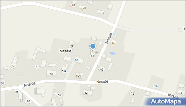 Nasale, Nasale, 64, mapa Nasale