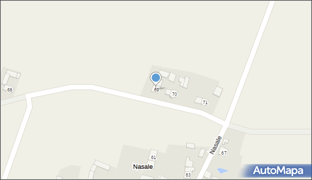 Nasale, Nasale, 69, mapa Nasale