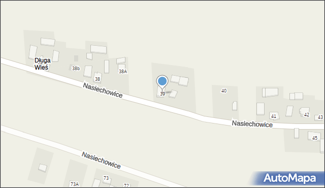 Nasiechowice, Nasiechowice, 39, mapa Nasiechowice