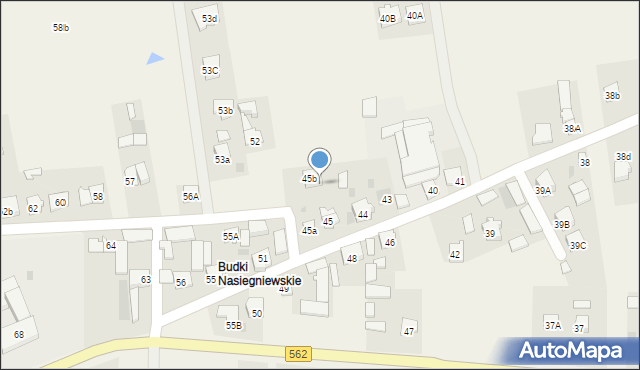 Nasiegniewo, Nasiegniewo, 51A, mapa Nasiegniewo