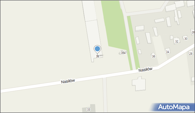 Nasiłów, Nasiłów, 38, mapa Nasiłów
