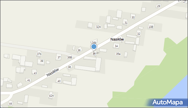 Nasiłów, Nasiłów, 35, mapa Nasiłów