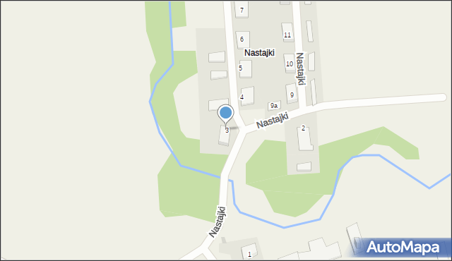 Nastajki, Nastajki, 3, mapa Nastajki