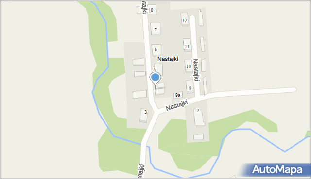 Nastajki, Nastajki, 4, mapa Nastajki