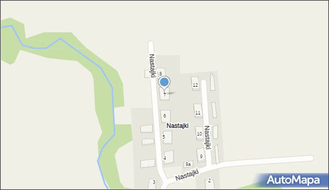 Nastajki, Nastajki, 7, mapa Nastajki