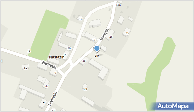 Nastazin, Nastazin, 46a, mapa Nastazin