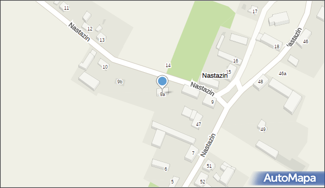 Nastazin, Nastazin, 9a, mapa Nastazin