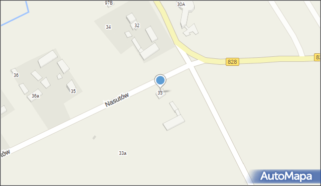 Nasutów, Nasutów, 33, mapa Nasutów