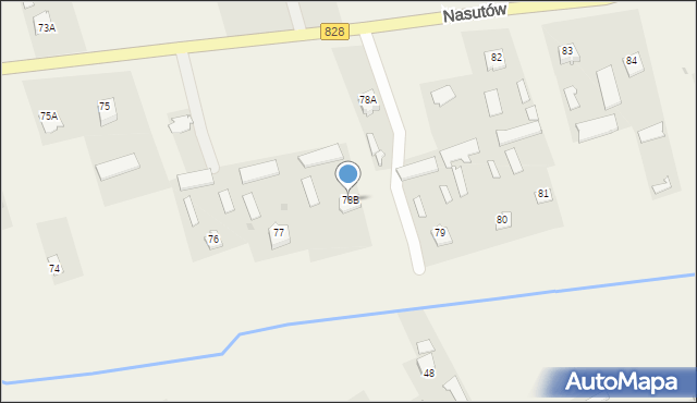 Nasutów, Nasutów, 78B, mapa Nasutów