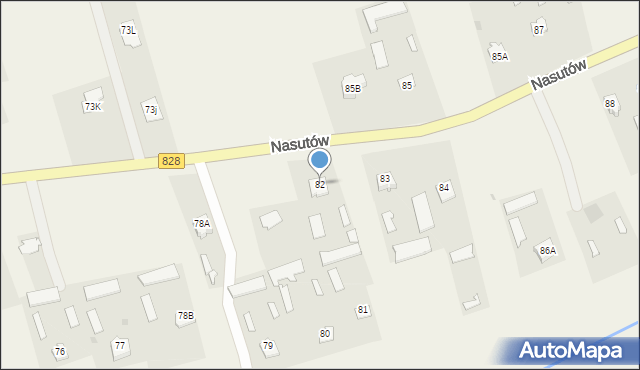 Nasutów, Nasutów, 82, mapa Nasutów