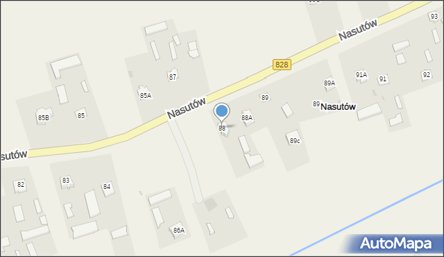 Nasutów, Nasutów, 88, mapa Nasutów