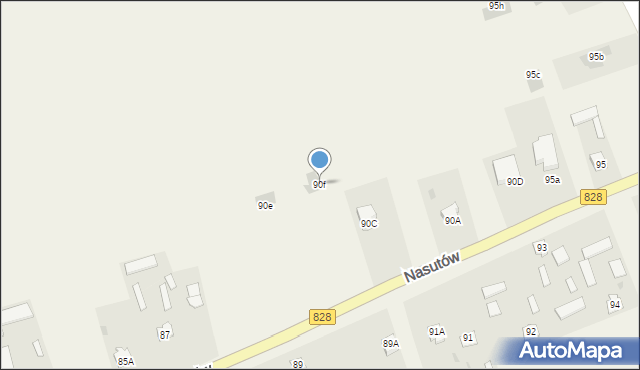 Nasutów, Nasutów, 90f, mapa Nasutów