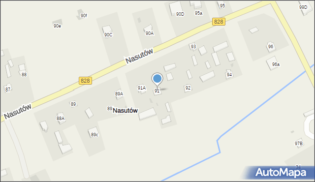 Nasutów, Nasutów, 91, mapa Nasutów