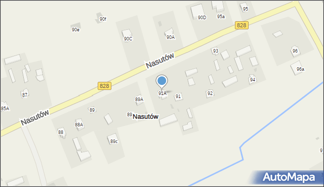 Nasutów, Nasutów, 91A, mapa Nasutów