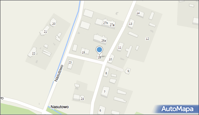 Nasutowo, Nasutowo, 18, mapa Nasutowo