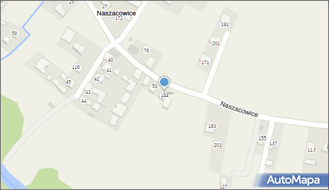 Naszacowice, Naszacowice, 144, mapa Naszacowice