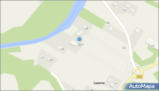 Naszacowice, Naszacowice, 202, mapa Naszacowice