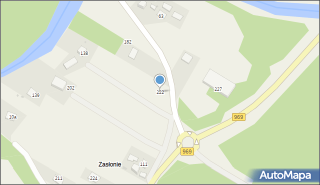 Naszacowice, Naszacowice, 222, mapa Naszacowice