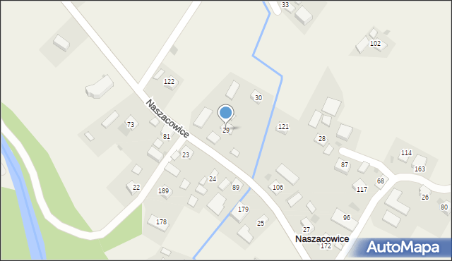 Naszacowice, Naszacowice, 29, mapa Naszacowice