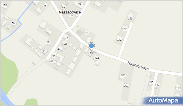 Naszacowice, Naszacowice, 53, mapa Naszacowice