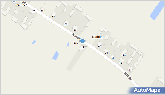 Natalin, Natalin, 18, mapa Natalin