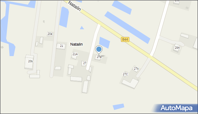 Natalin, Natalin, 27a, mapa Natalin