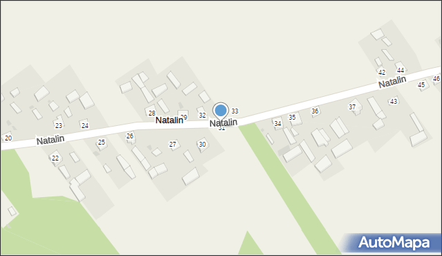 Natalin, Natalin, 31, mapa Natalin