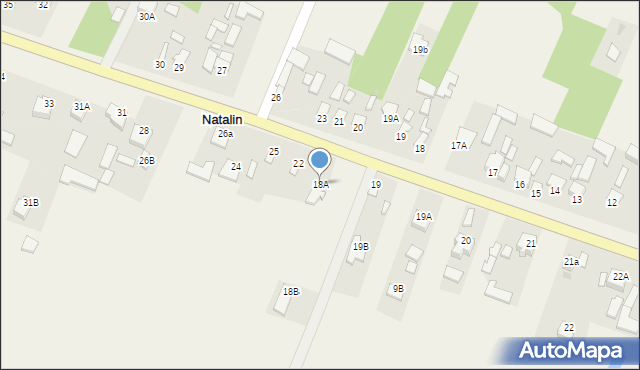 Natalin, Natalin, 18A, mapa Natalin