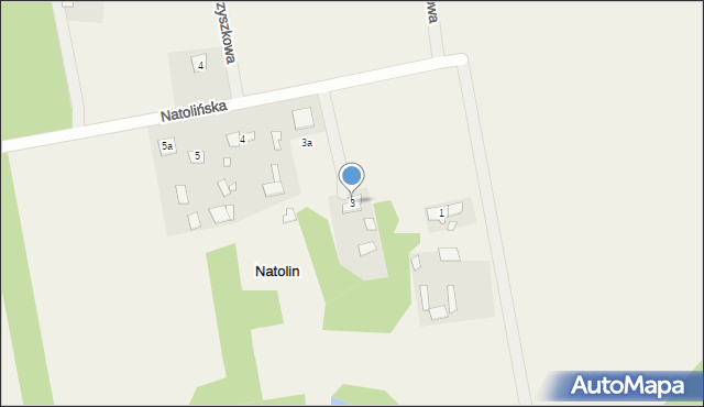 Natolin, Natolin, 3, mapa Natolin