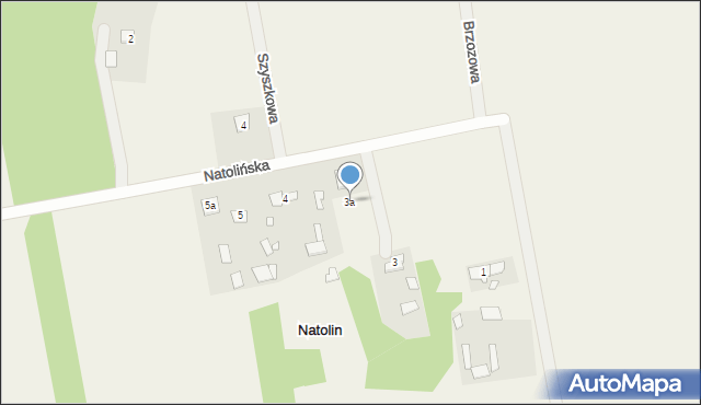 Natolin, Natolin, 3a, mapa Natolin