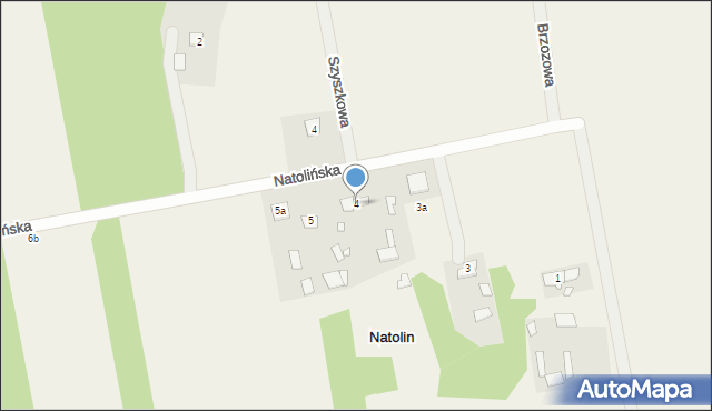 Natolin, Natolin, 4, mapa Natolin