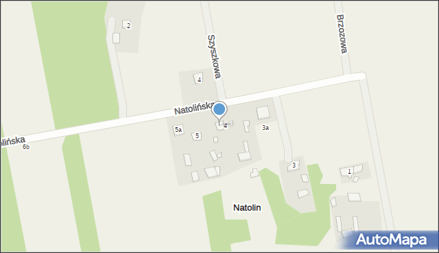 Natolin, Natolin, 4a, mapa Natolin