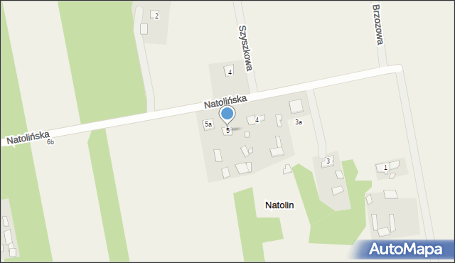 Natolin, Natolin, 5, mapa Natolin