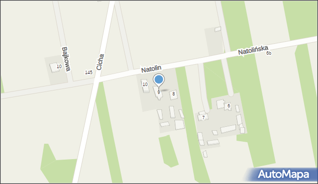 Natolin, Natolin, 9, mapa Natolin