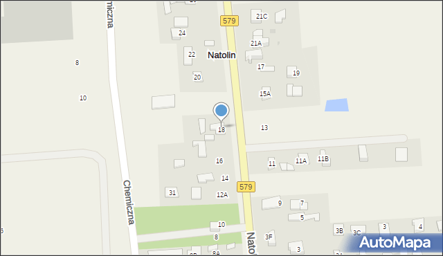 Natolin, Natolin, 18, mapa Natolin