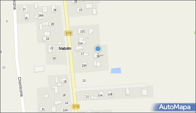 Natolin, Natolin, 19, mapa Natolin