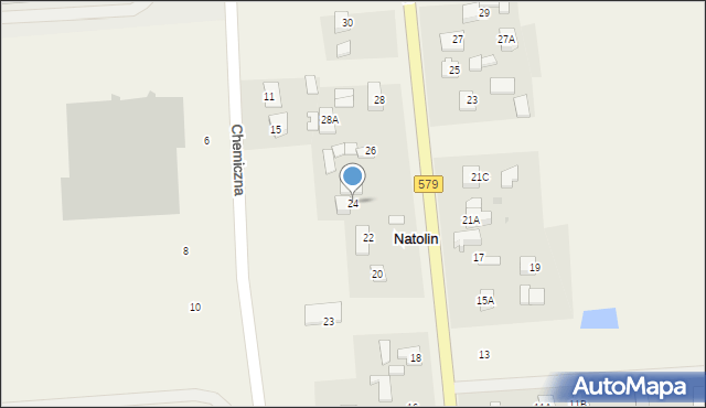 Natolin, Natolin, 24, mapa Natolin