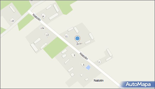 Natolin, Natolin, 10, mapa Natolin