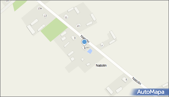 Natolin, Natolin, 8, mapa Natolin