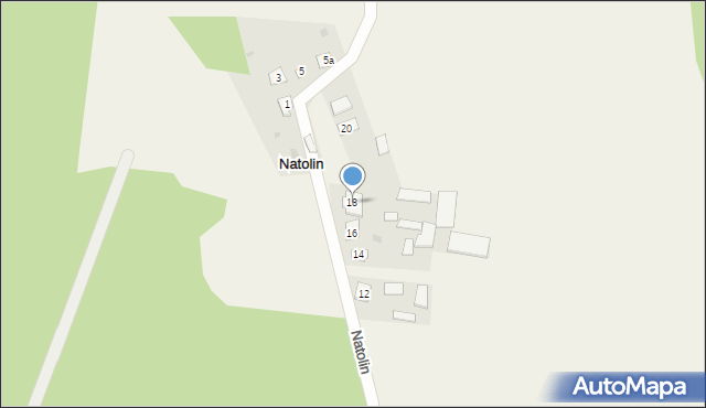 Natolin, Natolin, 18, mapa Natolin