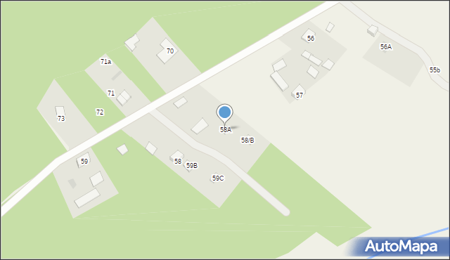 Natolin, Natolin, 58A, mapa Natolin