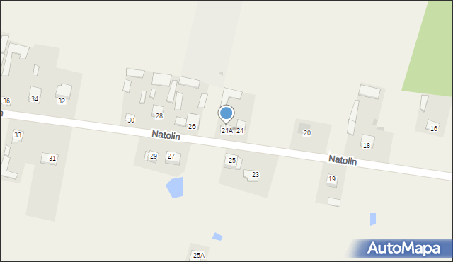 Natolin, Natolin, 24A, mapa Natolin