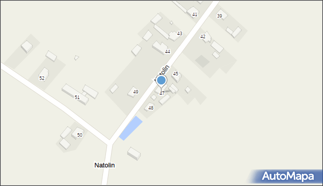 Natolin, Natolin, 47, mapa Natolin