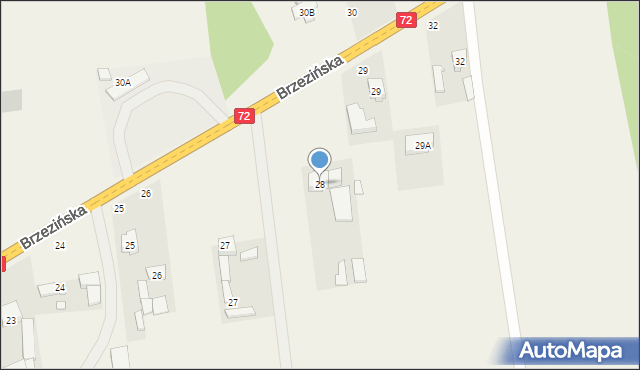 Natolin, Natolin, 28, mapa Natolin