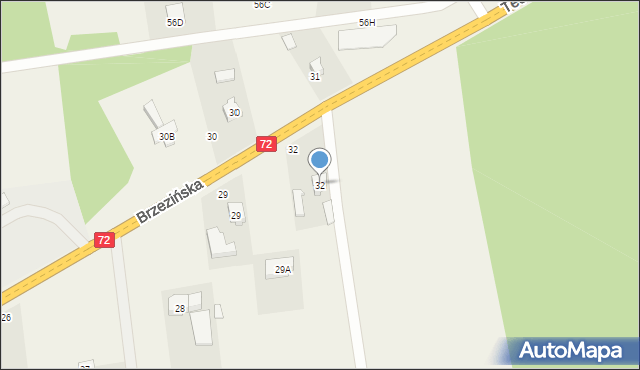 Natolin, Natolin, 32, mapa Natolin