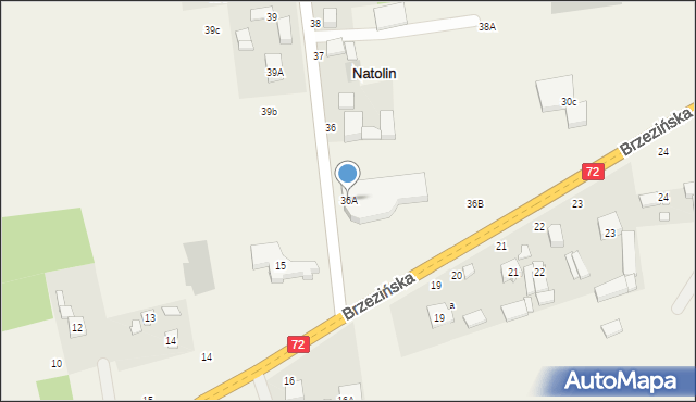 Natolin, Natolin, 36A, mapa Natolin